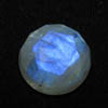 AAAA 20 mm Round Rose cut Cabochon - Gorgeous Rainbow Moonstone - Super Sparkle 1 pcs
